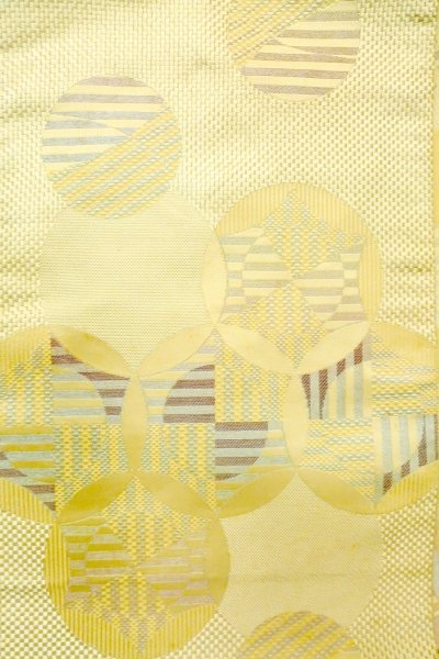 Photo23: CO0319F KOMON dyed (Grade B) and NAGOYA OBI sash (Grade C) (23)