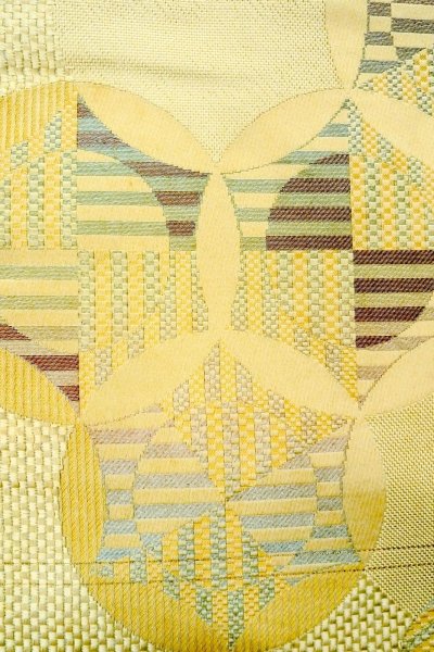 Photo25: CO0319F KOMON dyed (Grade B) and NAGOYA OBI sash (Grade C) (25)