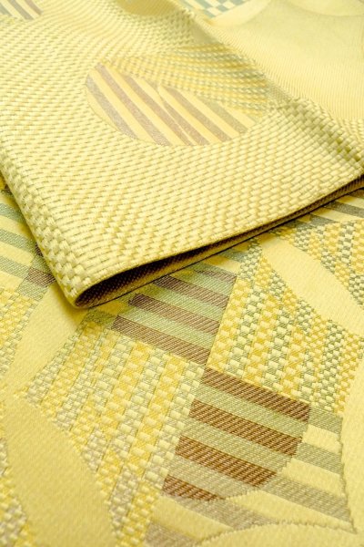 Photo29: CO0319F KOMON dyed (Grade B) and NAGOYA OBI sash (Grade C) (29)