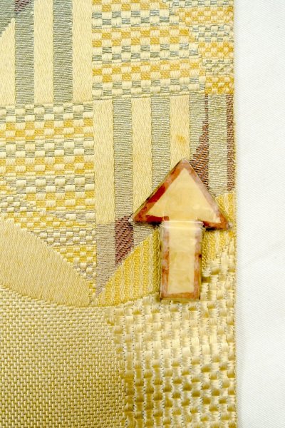 Photo32: CO0319F KOMON dyed (Grade B) and NAGOYA OBI sash (Grade C) (32)