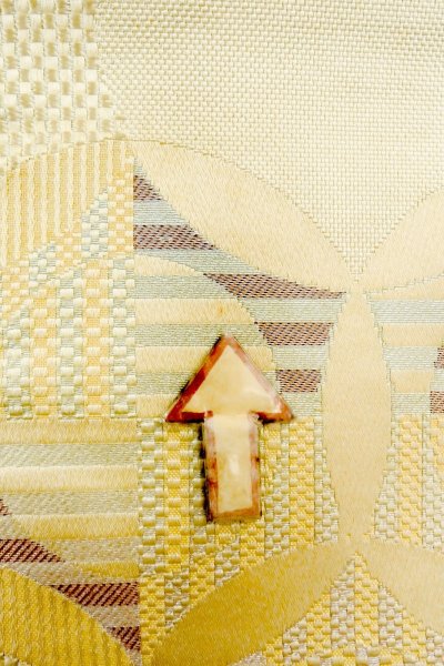 Photo33: CO0319F KOMON dyed (Grade B) and NAGOYA OBI sash (Grade C) (33)