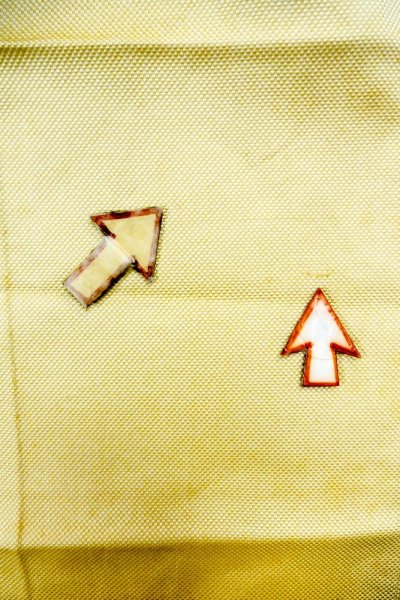 Photo36: CO0319F KOMON dyed (Grade B) and NAGOYA OBI sash (Grade C) (36)