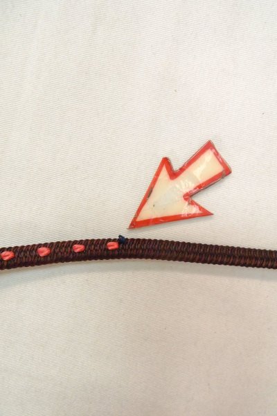 Photo40: CO0319F KOMON dyed (Grade B) and NAGOYA OBI sash (Grade C) (40)