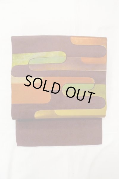 Photo9: CO0319G KOMON dyed (Grade A) and NAGOYA OBI sash (Grade B) (9)