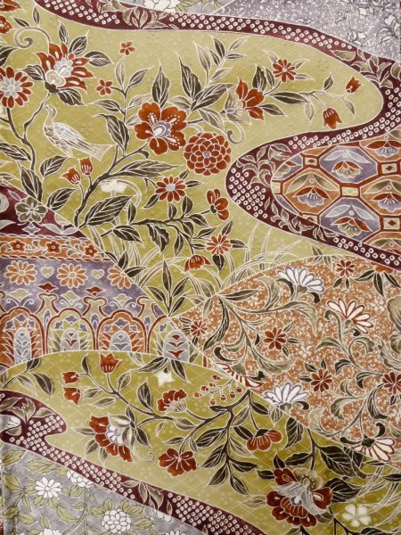 Photo13: CO0319G KOMON dyed (Grade A) and NAGOYA OBI sash (Grade B) (13)