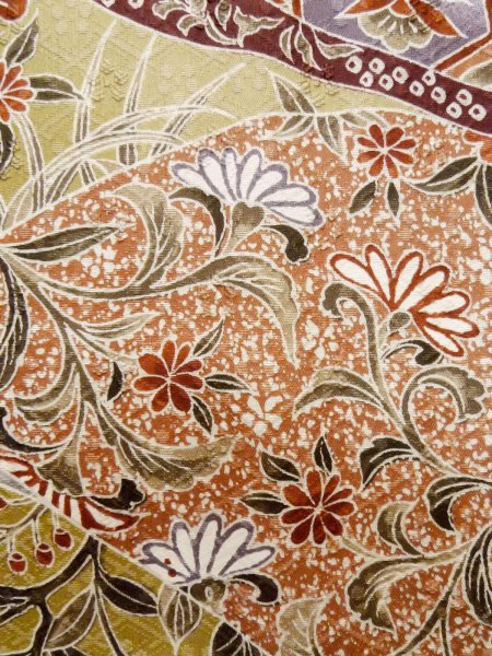 Photo15: CO0319G KOMON dyed (Grade A) and NAGOYA OBI sash (Grade B) (15)