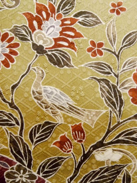 Photo17: CO0319G KOMON dyed (Grade A) and NAGOYA OBI sash (Grade B) (17)