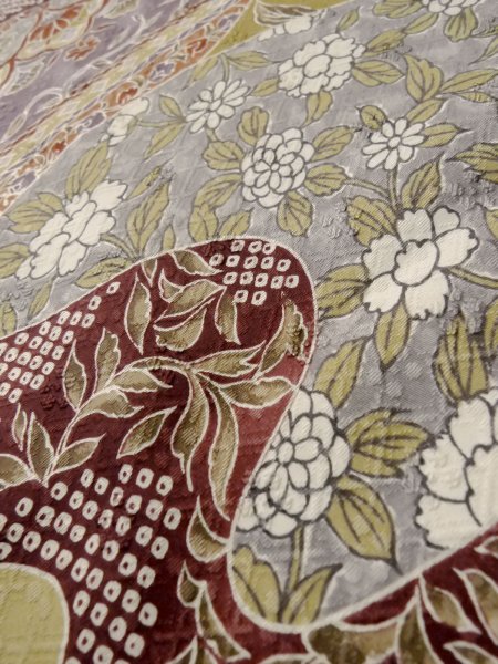 Photo19: CO0319G KOMON dyed (Grade A) and NAGOYA OBI sash (Grade B) (19)