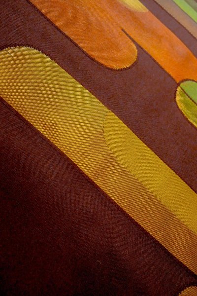 Photo30: CO0319G KOMON dyed (Grade A) and NAGOYA OBI sash (Grade B) (30)