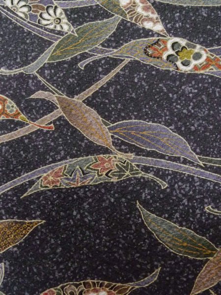 Photo15: CO0319H KOMON dyed (Grade A) and NAGOYA OBI sash (Grade C) (15)