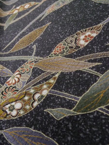 Photo17: CO0319H KOMON dyed (Grade A) and NAGOYA OBI sash (Grade C) (17)