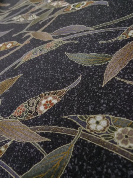 Photo19: CO0319H KOMON dyed (Grade A) and NAGOYA OBI sash (Grade C) (19)