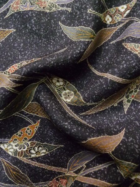 Photo21: CO0319H KOMON dyed (Grade A) and NAGOYA OBI sash (Grade C) (21)