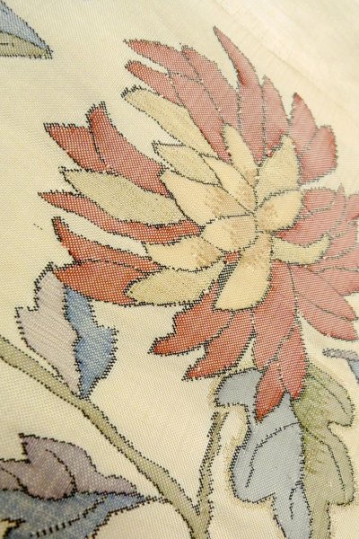 Photo27: CO0319H KOMON dyed (Grade A) and NAGOYA OBI sash (Grade C) (27)