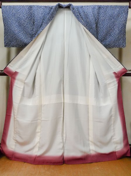 Photo7: CO0319I KOMON dyed (Grade A) and NAGOYA OBI sash (Grade B) (7)