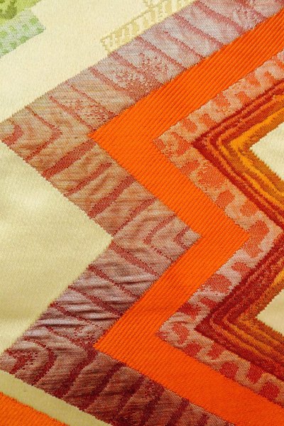 Photo25: CO0319J KOMON dyed (Grade A) and NAGOYA OBI sash (Grade B) (25)