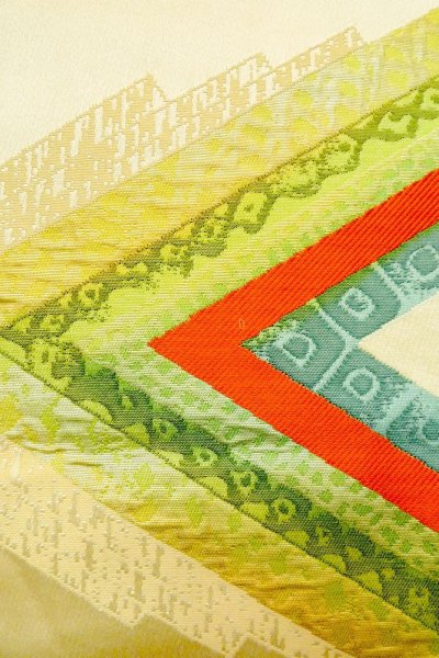 Photo26: CO0319J KOMON dyed (Grade A) and NAGOYA OBI sash (Grade B) (26)