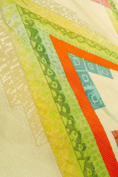 Photo28: CO0319J KOMON dyed (Grade A) and NAGOYA OBI sash (Grade B) (28)
