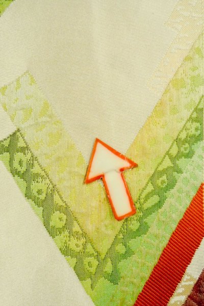 Photo32: CO0319J KOMON dyed (Grade A) and NAGOYA OBI sash (Grade B) (32)