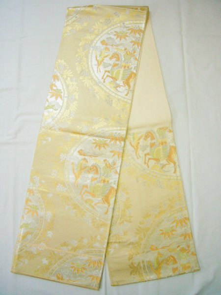 Photo25: CL0601B KOMON dyed (Grade A) and FUKURO OBI sash (Grade B) (25)