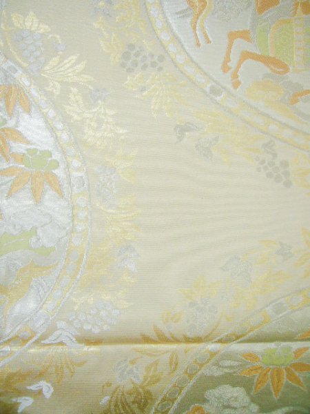 Photo28: CL0601B KOMON dyed (Grade A) and FUKURO OBI sash (Grade B) (28)