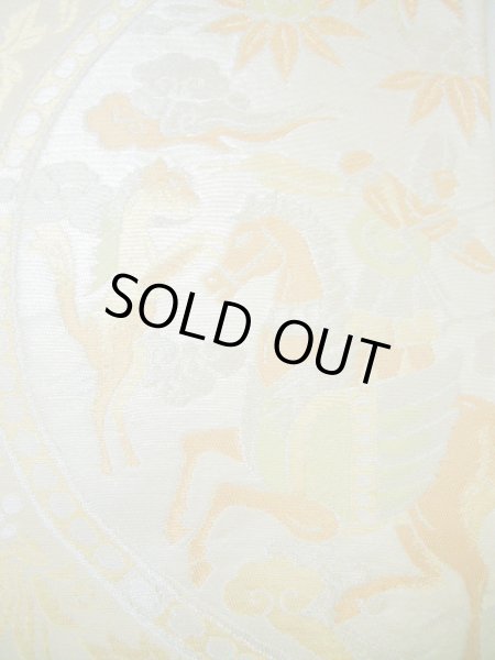 Photo29: CL0601B KOMON dyed (Grade A) and FUKURO OBI sash (Grade B) (29)