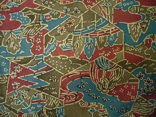 Photo16: CL0601C KOMON dyed (Grade B) and NAGOYA OBI sash (Grade C) (16)