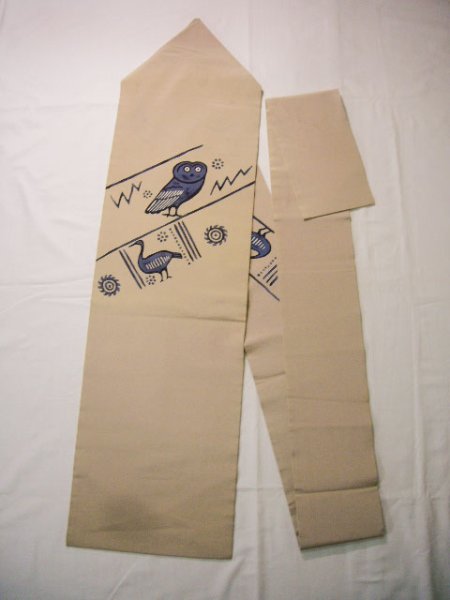Photo21: CL0601C KOMON dyed (Grade B) and NAGOYA OBI sash (Grade C) (21)
