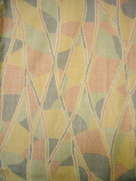 Photo11: CL0601D OSHIMA TSUMGI pongee (Grade A) and NAGOYA OBI sash (Grade A) (11)