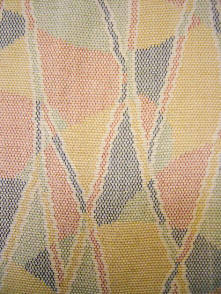 Photo14: CL0601D OSHIMA TSUMGI pongee (Grade A) and NAGOYA OBI sash (Grade A) (14)