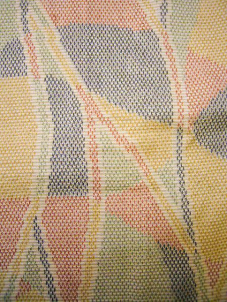 Photo16: CL0601D OSHIMA TSUMGI pongee (Grade A) and NAGOYA OBI sash (Grade A) (16)