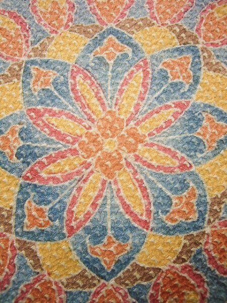 Photo23: CL0601D OSHIMA TSUMGI pongee (Grade A) and NAGOYA OBI sash (Grade A) (23)