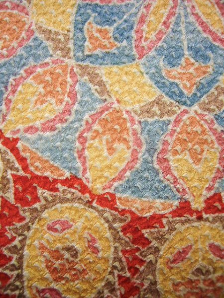 Photo25: CL0601D OSHIMA TSUMGI pongee (Grade A) and NAGOYA OBI sash (Grade A) (25)