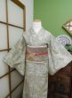 Photo4: CL0601E OSHIMA TSUMGI pongee (Grade A) and FUKURO OBI sash (Grade A) (4)