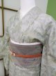 Photo5: CL0601E OSHIMA TSUMGI pongee (Grade A) and FUKURO OBI sash (Grade A) (5)