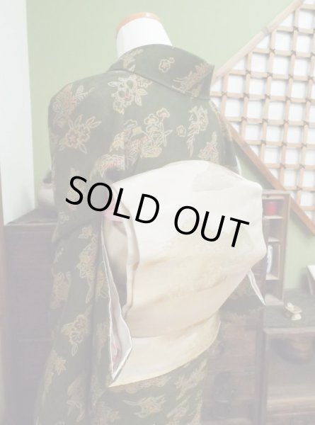 Photo7: CL0601F KOMON dyed (Grade A) and MARU OBI sash (Grade B) (7)