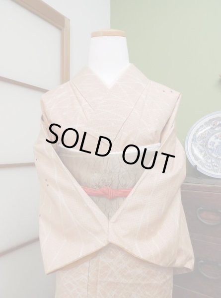 Photo4: CL0601G TSUKESAGE formal (Grade B) and FUKURO OBI sash (Grade B) (4)