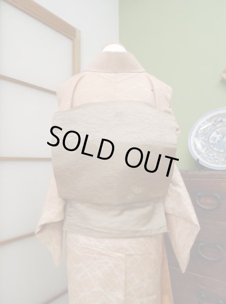 Photo5: CL0601G TSUKESAGE formal (Grade B) and FUKURO OBI sash (Grade B) (5)