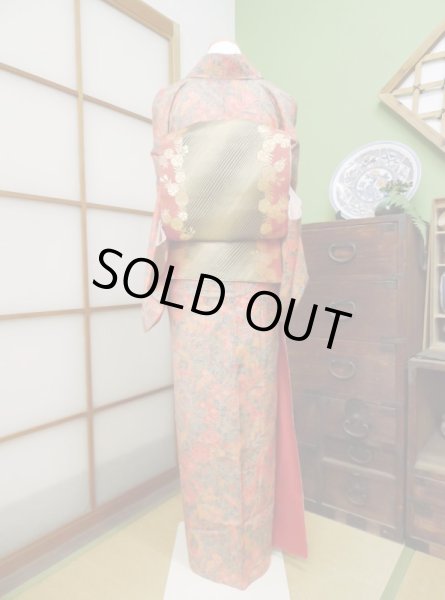 Photo2: CL0601H KOMON dyed (Grade A) and FUKURO OBI sash (Grade B) (2)