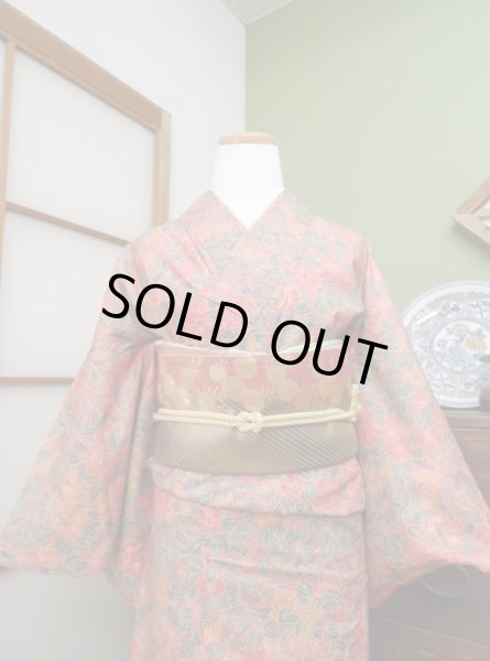 Photo4: CL0601H KOMON dyed (Grade A) and FUKURO OBI sash (Grade B) (4)