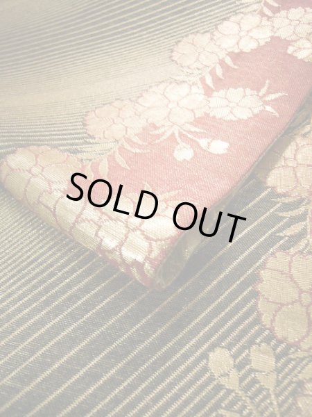 Photo30: CL0601H KOMON dyed (Grade A) and FUKURO OBI sash (Grade B) (30)