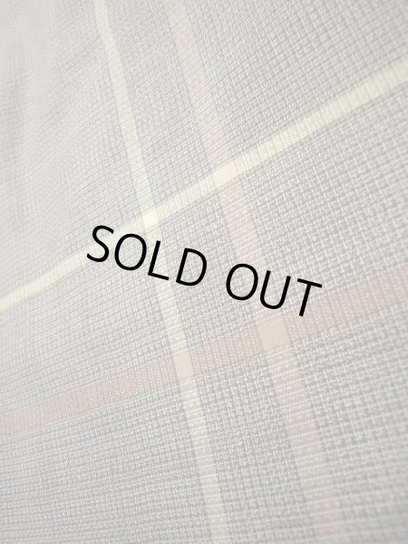 Photo12: CL0601I OSHIMA TSUMGI pongee (Grade A) and NAGOYA OBI sash (Grade B) (12)