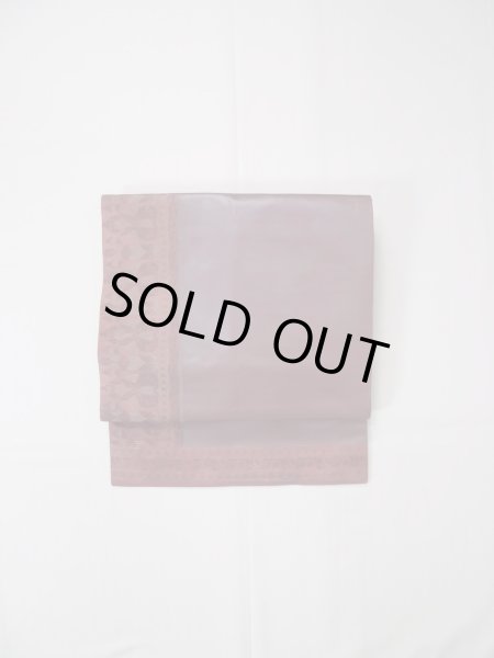 Photo18: CL0601I OSHIMA TSUMGI pongee (Grade A) and NAGOYA OBI sash (Grade B) (18)