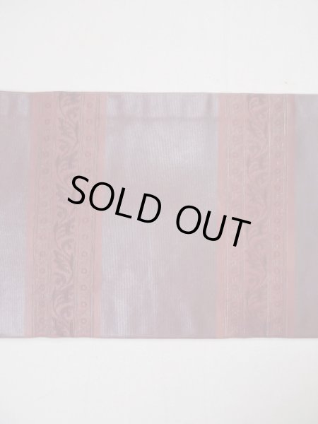 Photo23: CL0601I OSHIMA TSUMGI pongee (Grade A) and NAGOYA OBI sash (Grade B) (23)