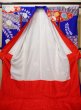 Photo3: Mint F0210A Vintage Japanese Kimono  Bright Navy Blue KAKESHITA under Uchikake Chrysanthemum Silk.  (Grade A) (3)