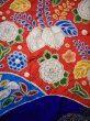 Photo6: Mint F0210A Vintage Japanese Kimono  Bright Navy Blue KAKESHITA under Uchikake Chrysanthemum Silk.  (Grade A) (6)