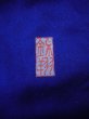 Photo9: Mint F0210A Vintage Japanese Kimono  Bright Navy Blue KAKESHITA under Uchikake Chrysanthemum Silk.  (Grade A) (9)