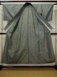 Photo2: F0509E Vintage Japanese Kimono Light Greenish Gray HITOE unlined Stripes Silk. (Grade D) (2)