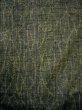 Photo4: F0509E Vintage Japanese Kimono Light Greenish Gray HITOE unlined Stripes Silk. (Grade D) (4)