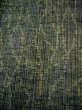 Photo5: F0509E Vintage Japanese Kimono Light Greenish Gray HITOE unlined Stripes Silk. (Grade D) (5)